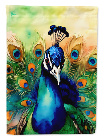 Large Peacock House Flag – Double-Sided Decorative Yard Art for Porch or Pole