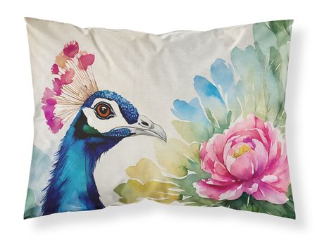 Peacock Standard Pillowcase Lightweight Super Soft Easy Care Decorative Artwork