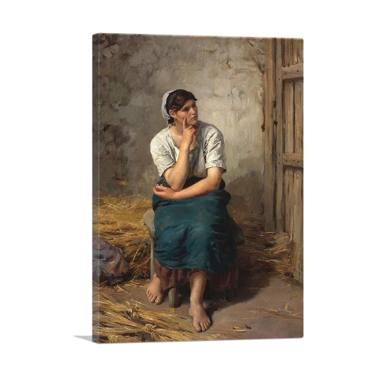 Peasant Girl Resting 1873