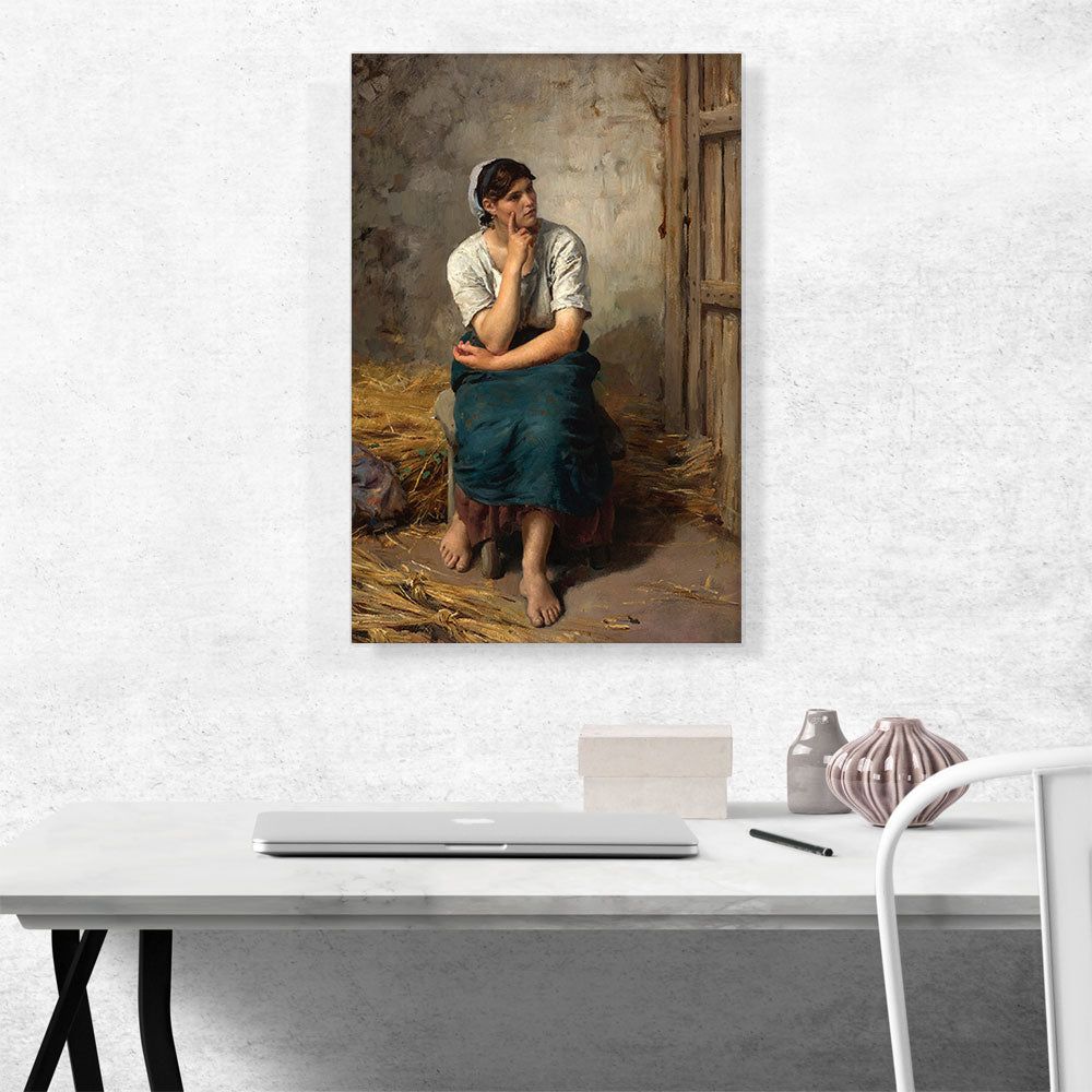 Peasant Girl Resting 1873