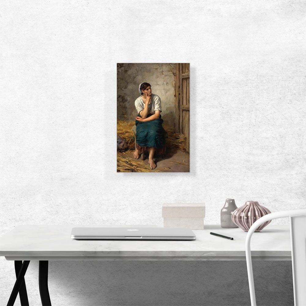 Peasant Girl Resting 1873