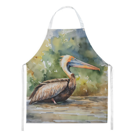 Full-Color Pelican Artwork Bib Apron