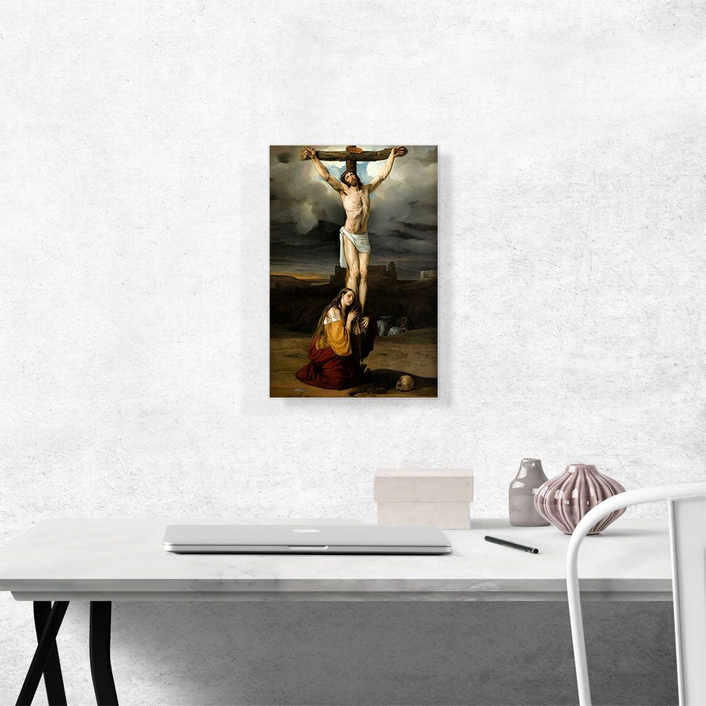 Penitent Magdalene At Of The Cross 1832 Premium Canvas Art