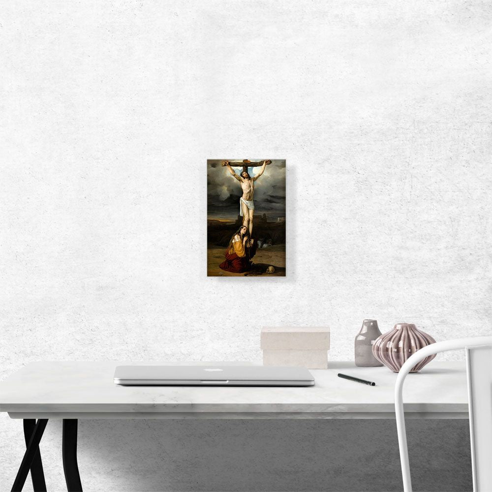 Penitent Magdalene At Of The Cross 1832 Premium Canvas Art