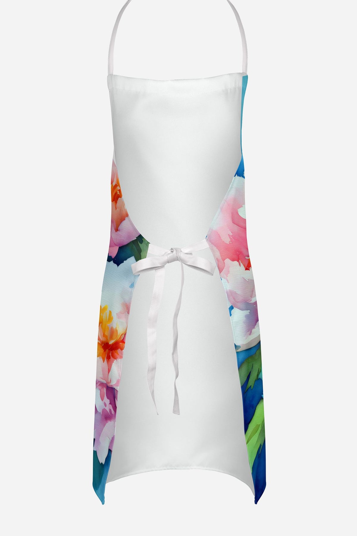 Peonies in Watercolor Bib Apron