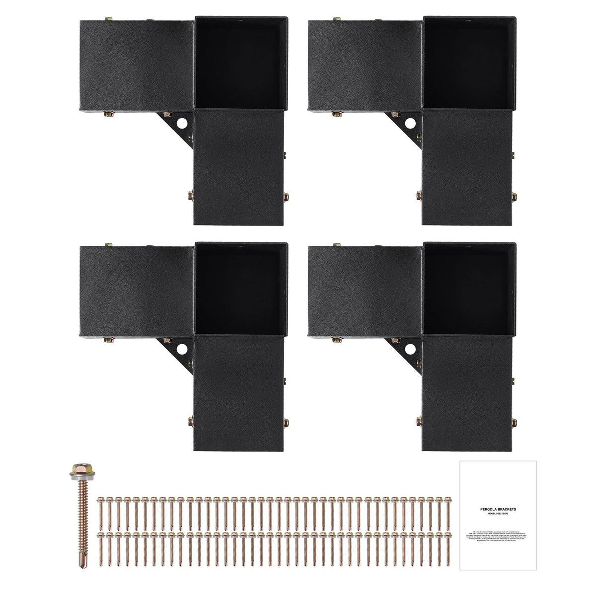 Three-Way Pergola Corner Bracket Kit