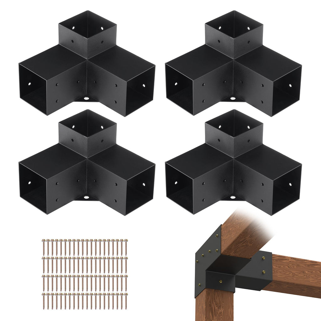 Three-Way Pergola Corner Bracket Kit