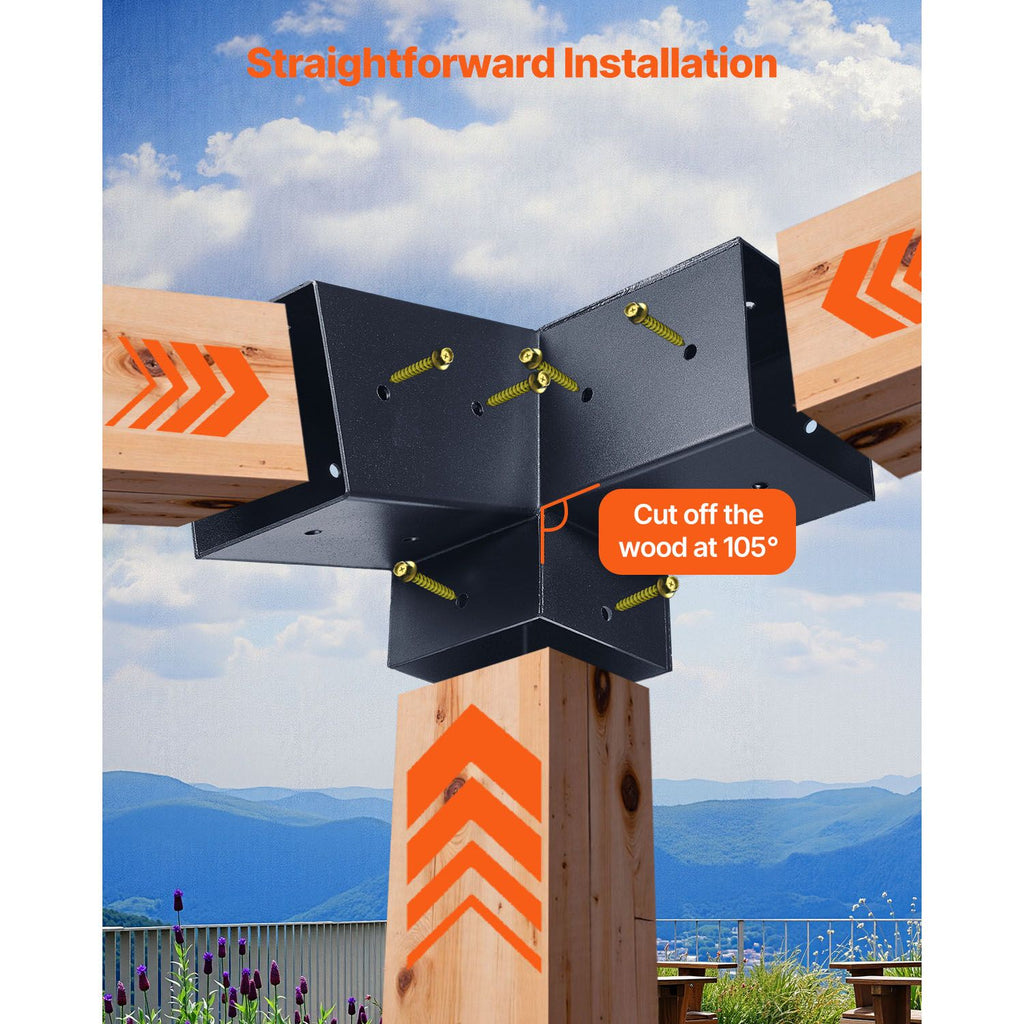 VEVOR Slanted Pergola Bracket Kit
