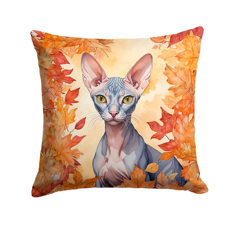 Fall Leaves Decorative Throw Pillow for Indoor and Outdoor Use