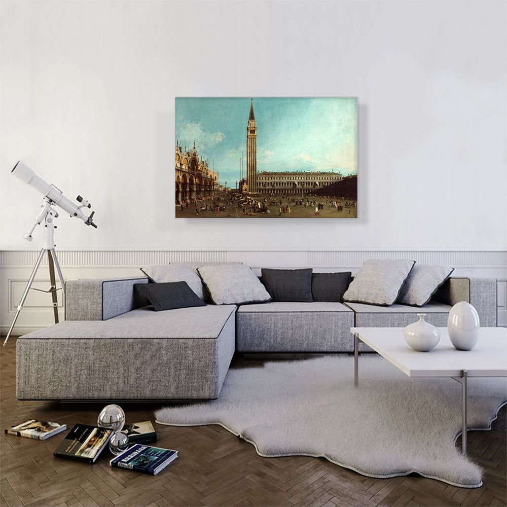 Piazza San Marco in Venice Canvas Art - Premium Wall Decor