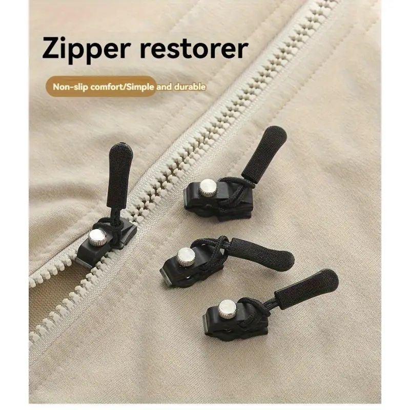 No-Sew Zipper Repair Kit for Clothing, Bags, and Luggage