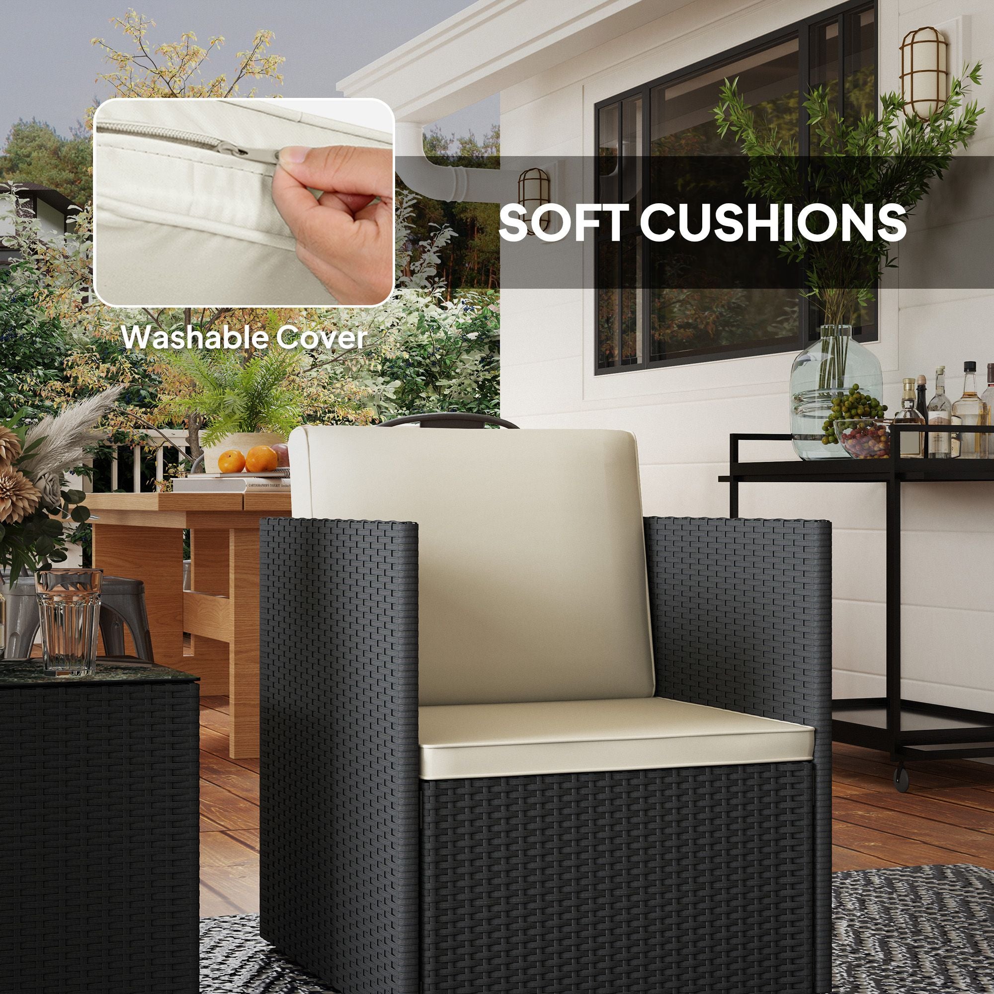 Pieces Patio Furniture Set