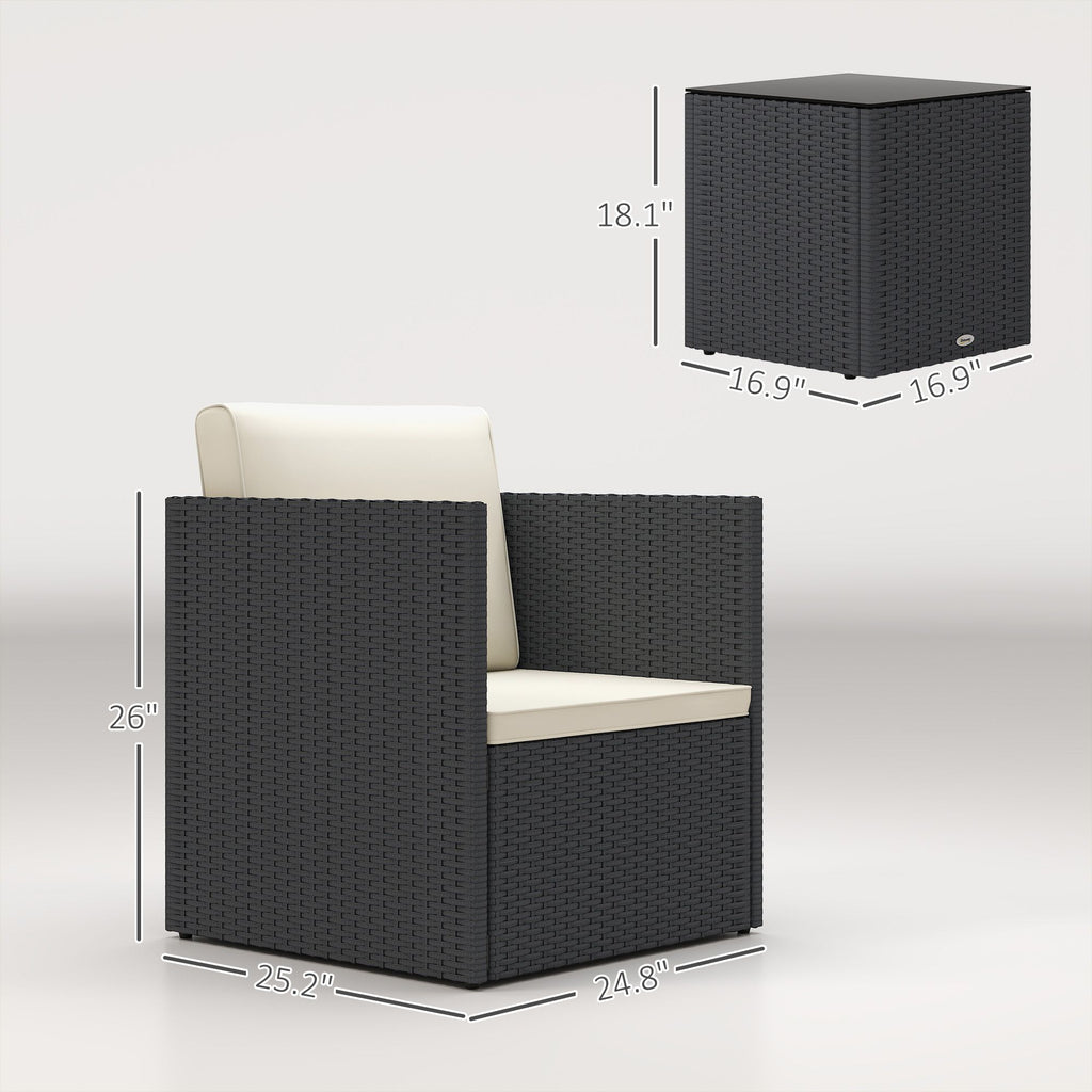 Pieces Patio Furniture Set