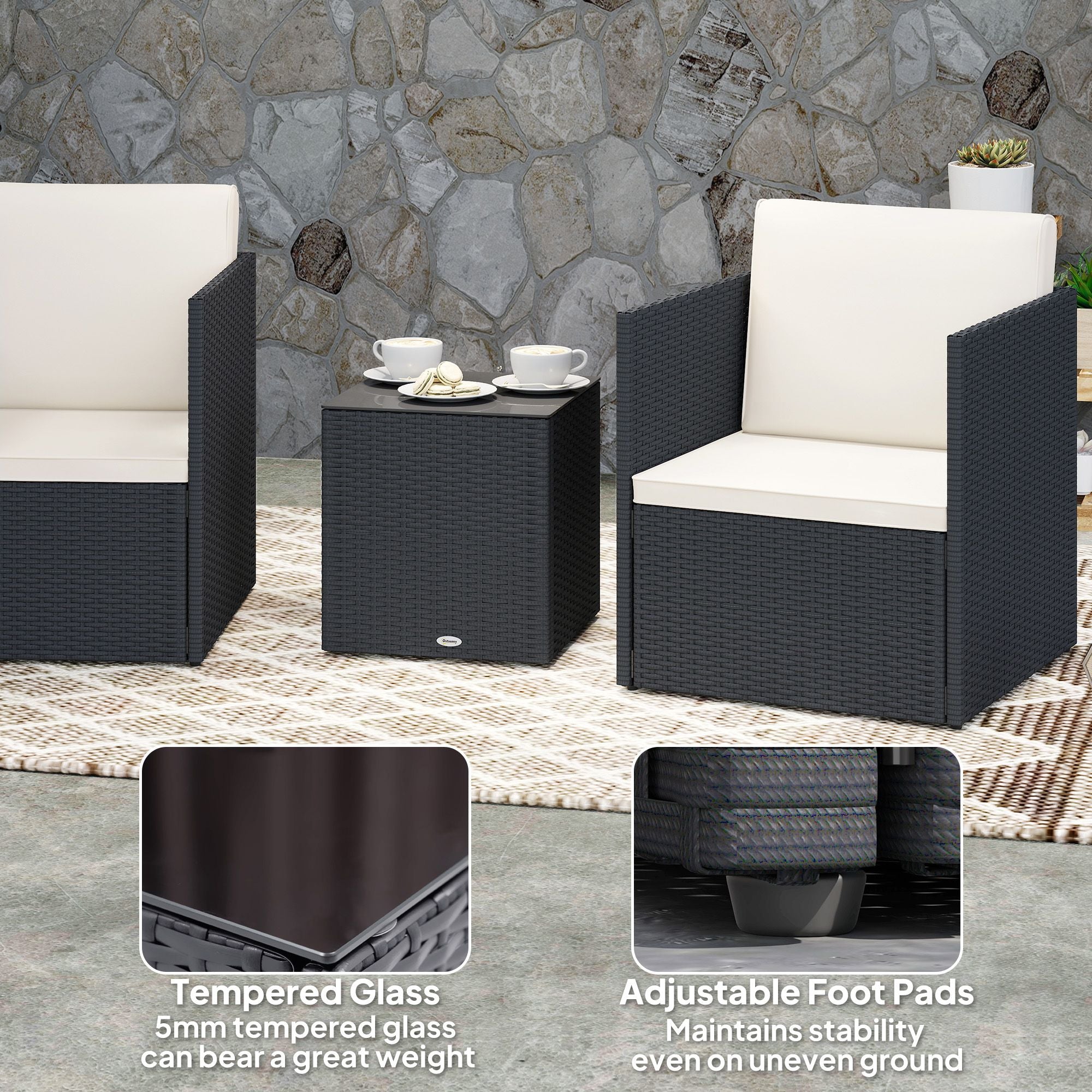 Pieces Patio Furniture Set