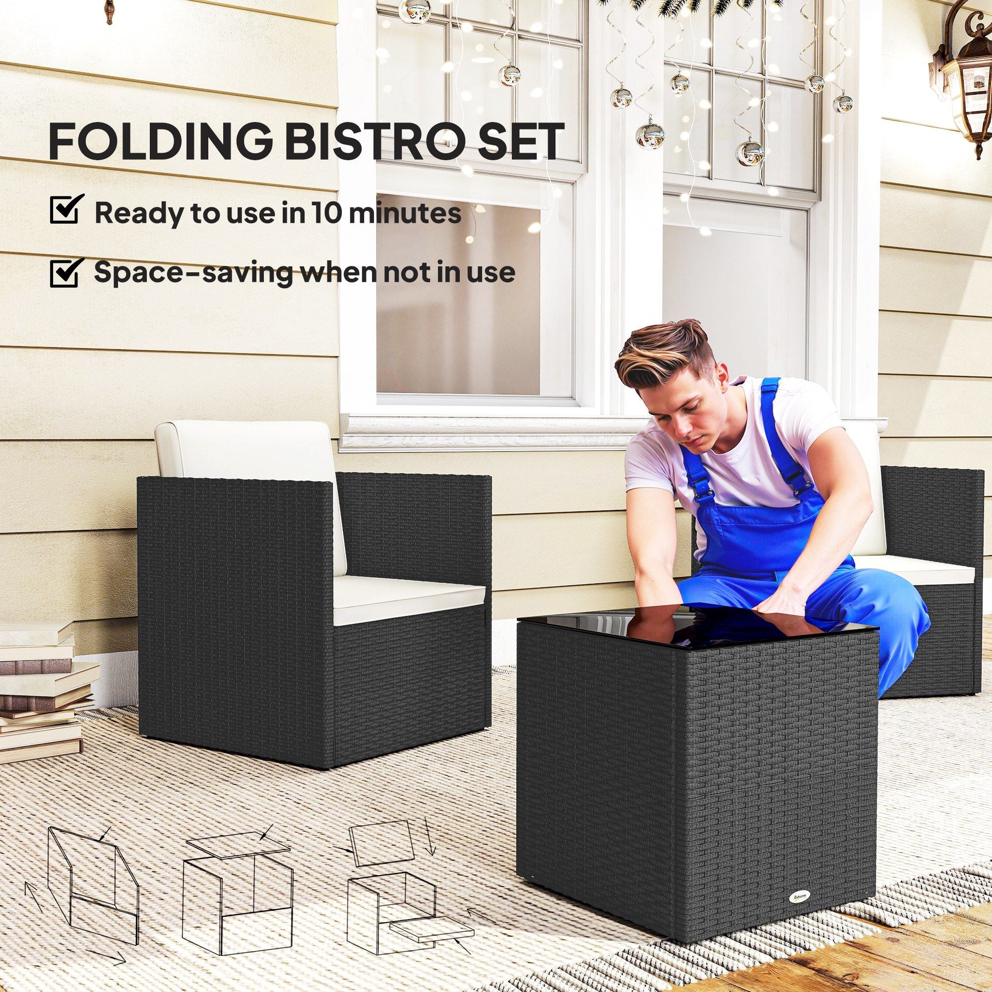 Pieces Patio Furniture Set