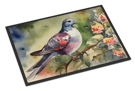 Pigeon Artwork Indoor-Outdoor Doormat
