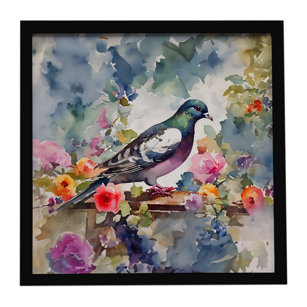 Pigeon Artwork in a Sleek Contemporary Frame