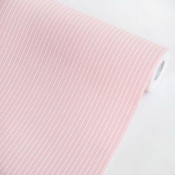 Pink Stripes Self-Adhesive Wallpaper – Easy Peel and Stick Wall Decor