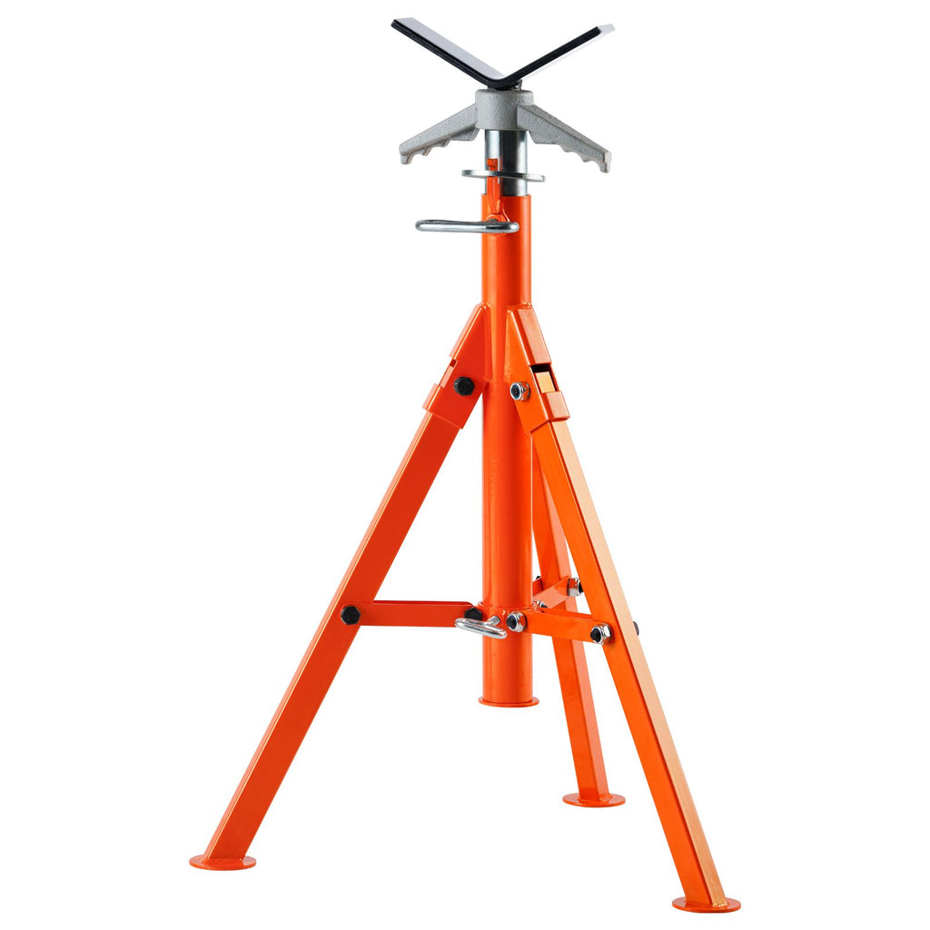 Adjustable V-Head Pipe Jack Stand