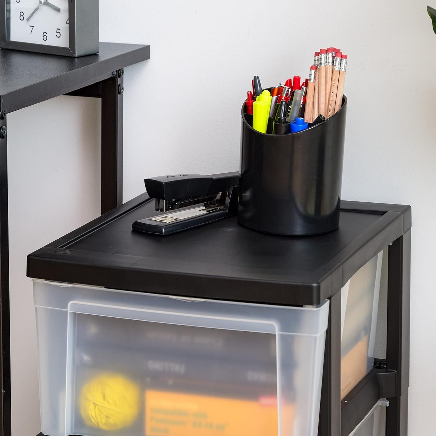 Clear Plastic 3-Drawer Organizer, 2-Pack – Versatile Storage Solution