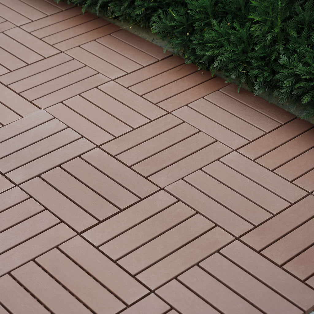 everyday Interlocking Deck Tiles for Patio, Balcony & Indoor Use