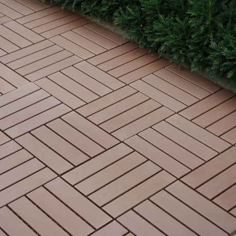 everyday Interlocking Deck Tiles for Patio, Balcony & Indoor Use