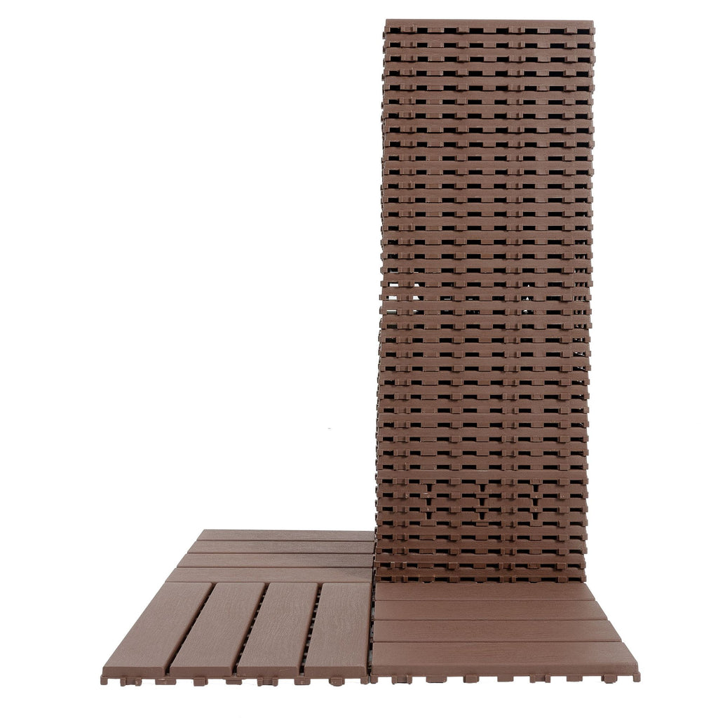 everyday Interlocking Deck Tiles for Patio, Balcony & Indoor Use