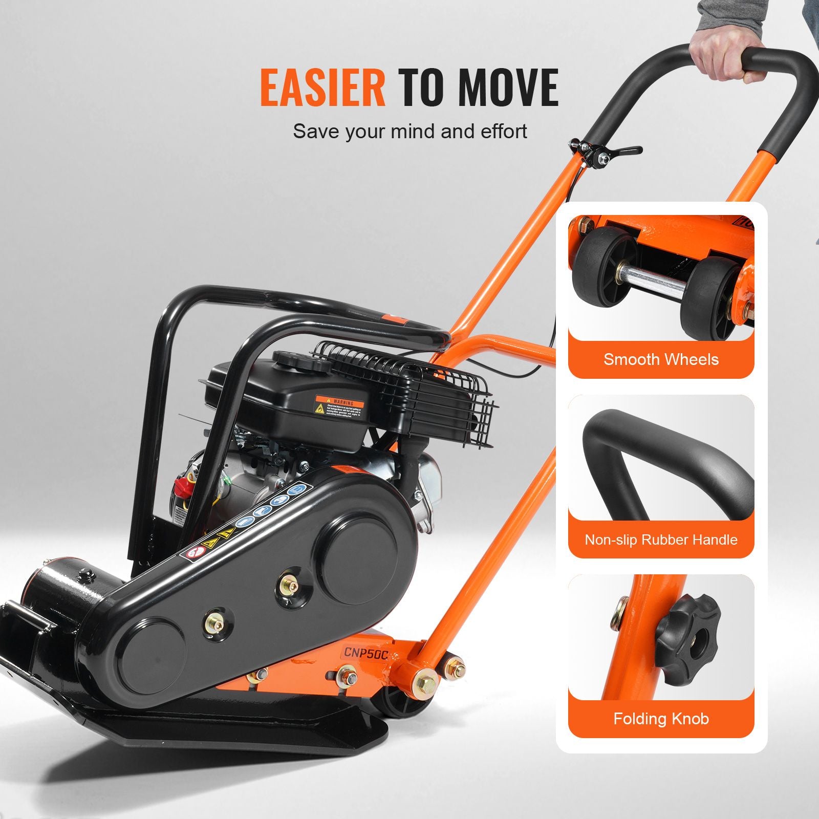 VEVOR Gas Plate Compactor for Paving and Groundwork