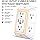 Plug Outlet Surge Protector Extender with USB Ports and Night Light