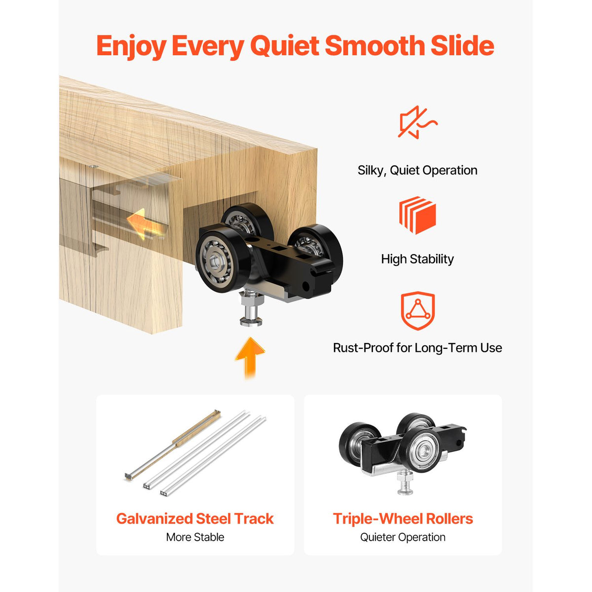 Pocket Door Frame Kit with Two-Way Soft Close