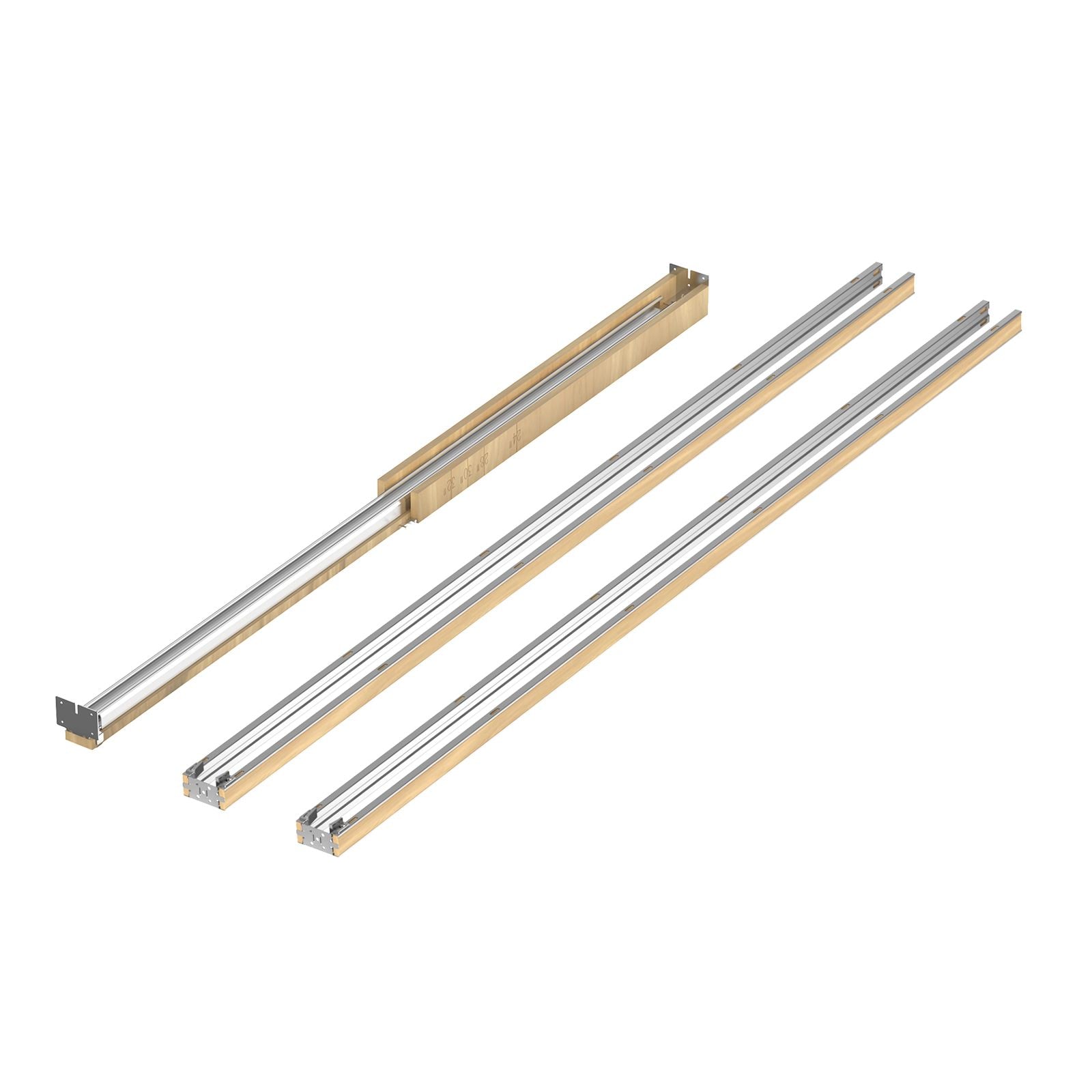 Pocket Door Frame Kit, for 48- Wide High Door, Pocket Door Kit with Two-Way Soft Close Me