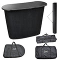 Portable Foldable Podium with Two Storage Shelves - Easy Setup