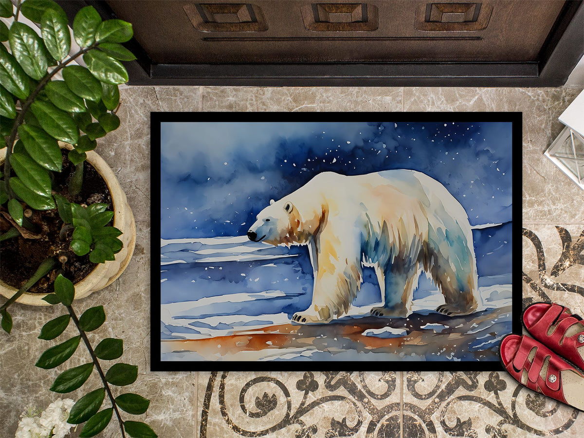 Polar Bear Artwork Indoor-Outdoor Doormat