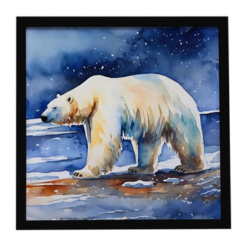 Polar Bear Framed Wall Art