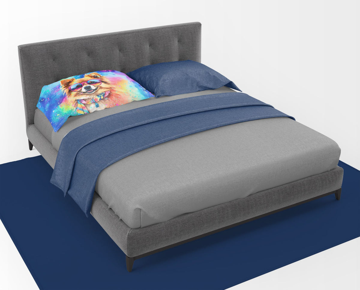 Pomeranian Hippie Dawg Decorative Pillowcase