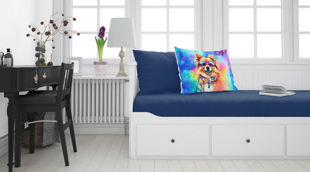 Pomeranian Hippie Dawg Decorative Pillowcase
