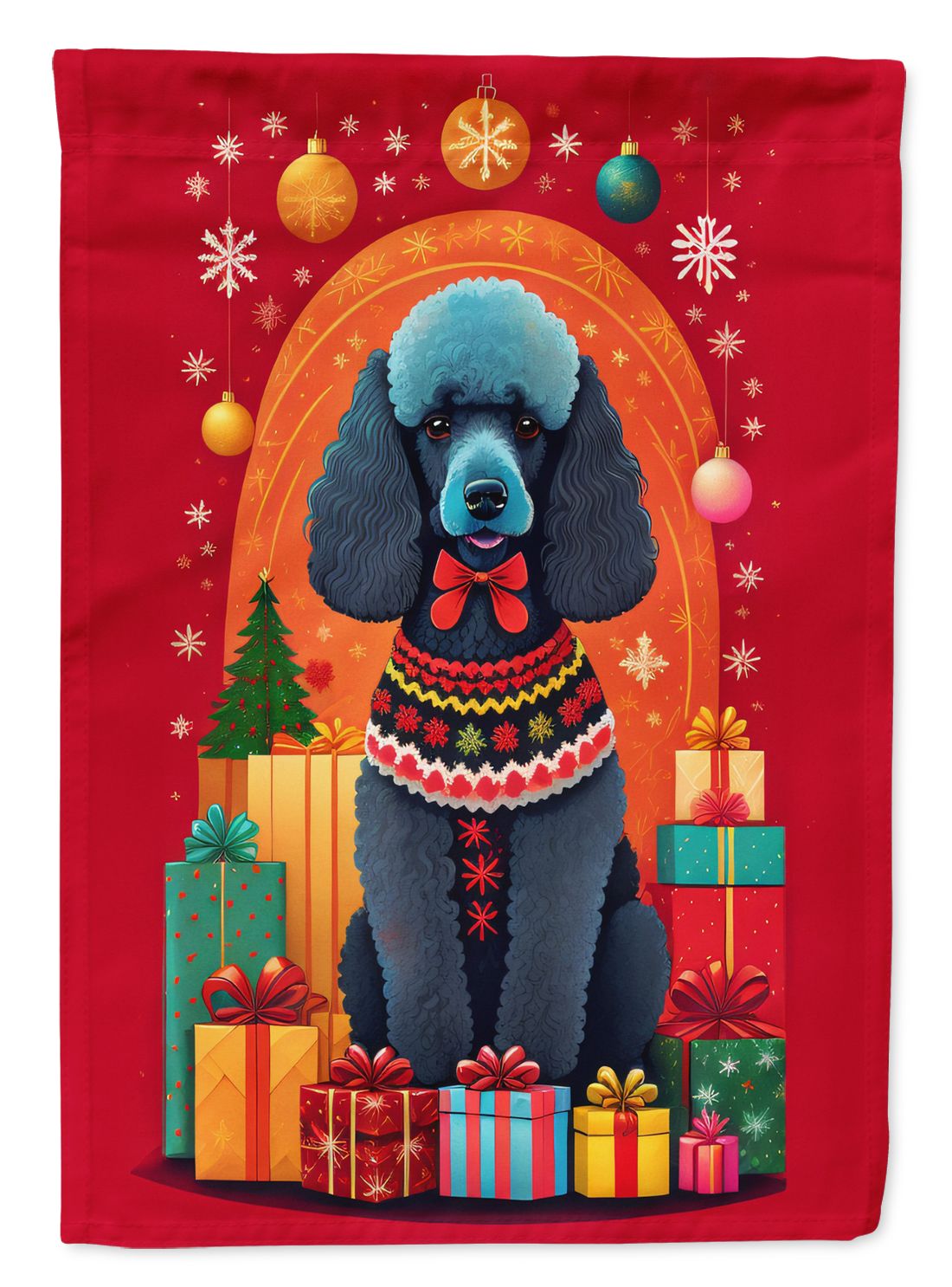 Holiday House Flag with Festive Design – Large Decorative Outdoor Banner
