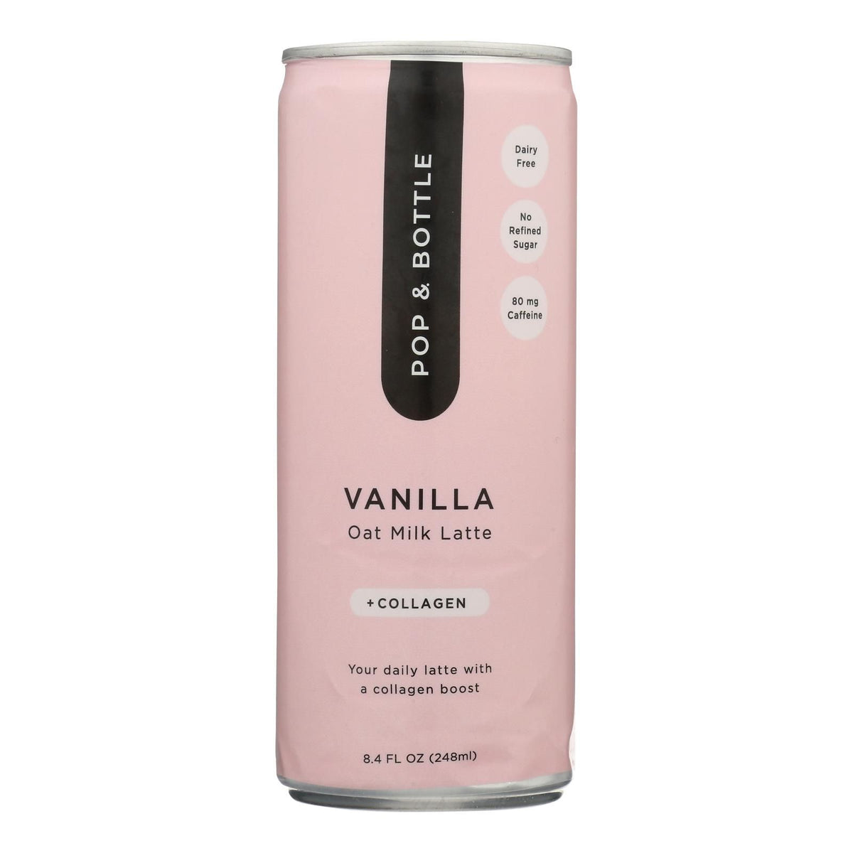Vanilla Oat Milk Latte with Marine Collagen