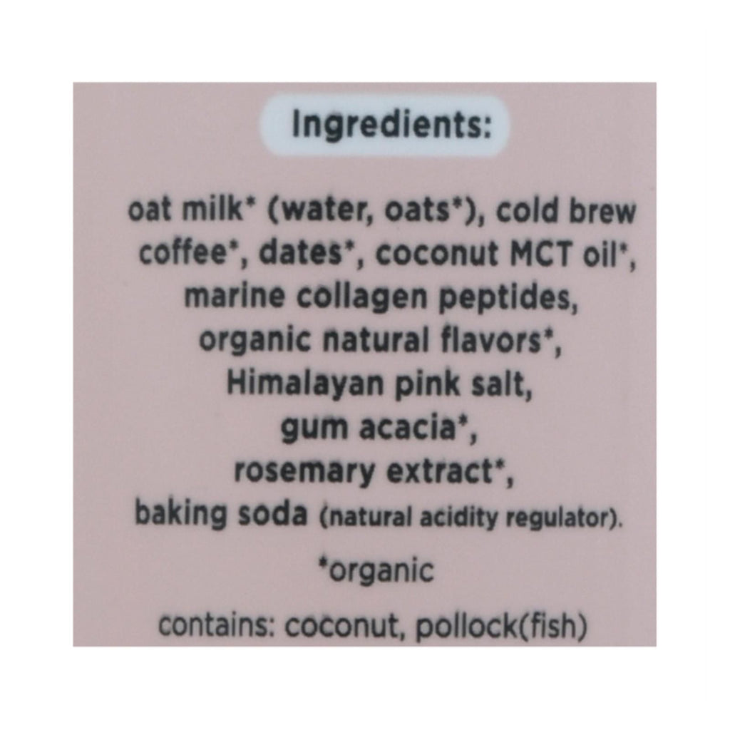 Vanilla Oat Milk Latte with Marine Collagen