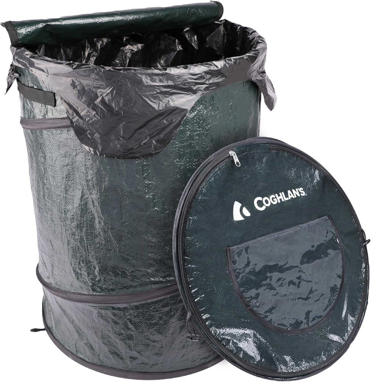 Collapsible Pop-Up Trash Can for Camping and Outdoor Events