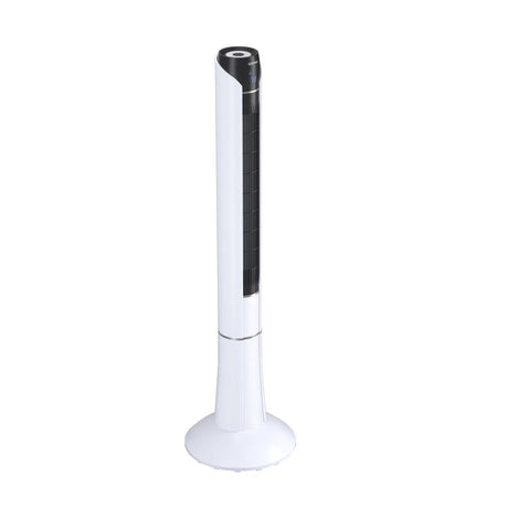 Portable Oscillating Tower Fan with Remote, Display, and Timer