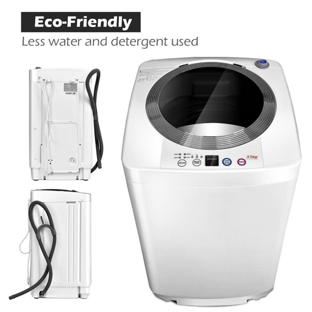 Compact Automatic Washer with Flexible Cycle Control