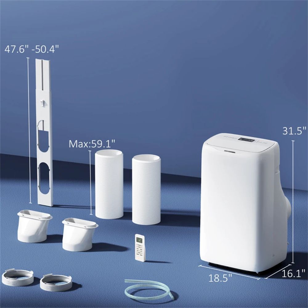 Portable Air Conditioner with Inverter and Dual Hose Cooling
