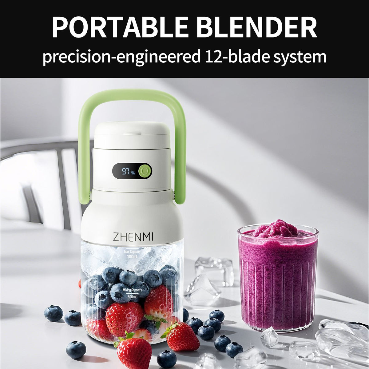 Cordless Personal Blender with USB-C Charging