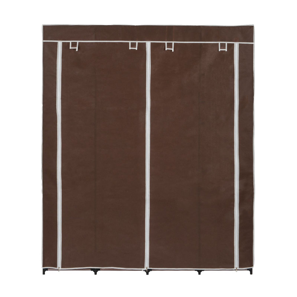 Portable Closet Organizer Storage, Wardrobe Closet with Non-Woven Fabric 14 Shelves, Easy