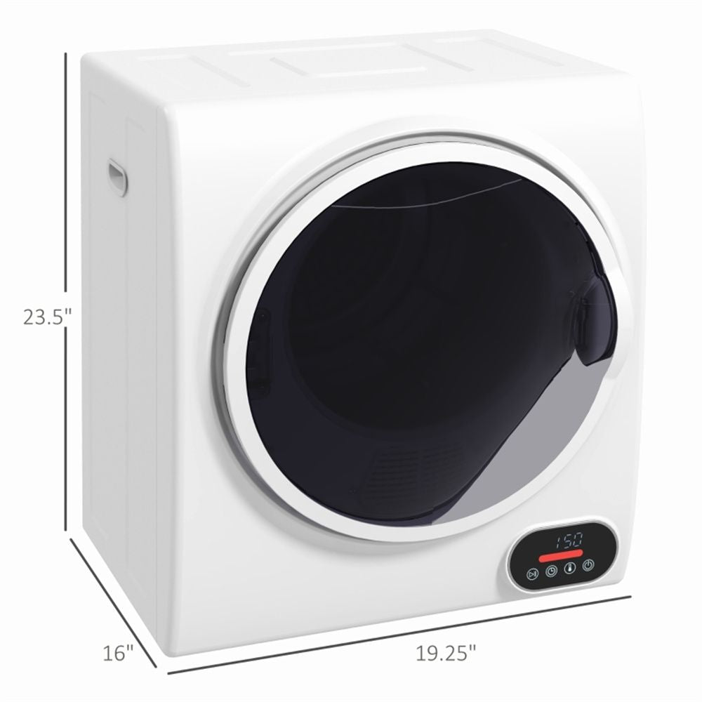 Portable Clothes Dryer with Four Modes and LCD Controls