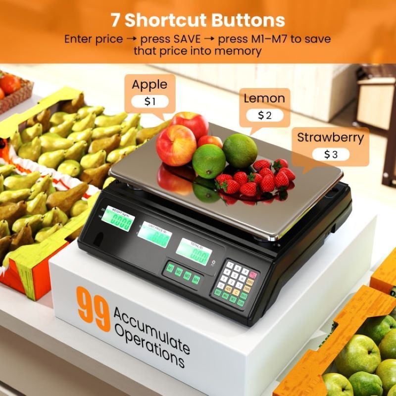 Portable Digital Scale for Food Weighing