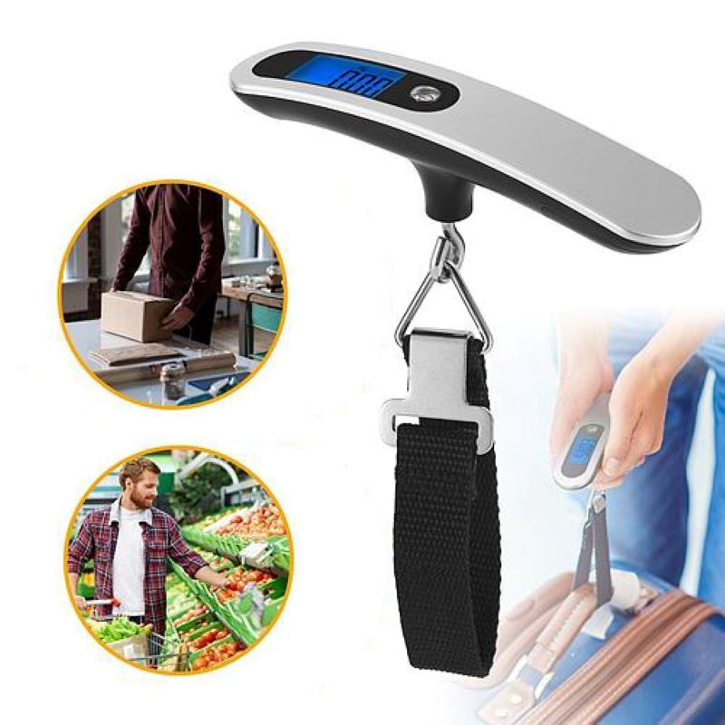 Portable Digital Luggage Scale for Travel and Household Weighing