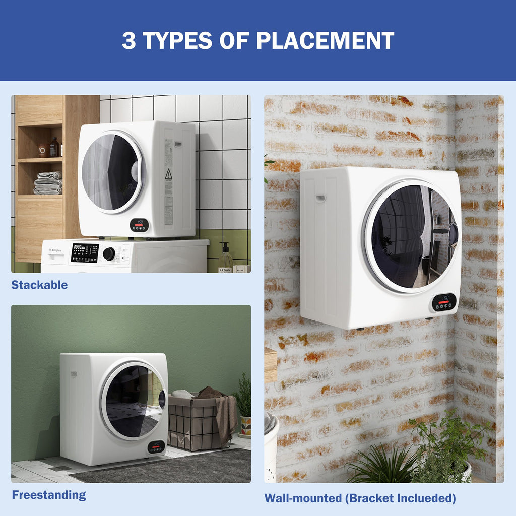 Compact Portable Electric Dryer with Four Drying Modes