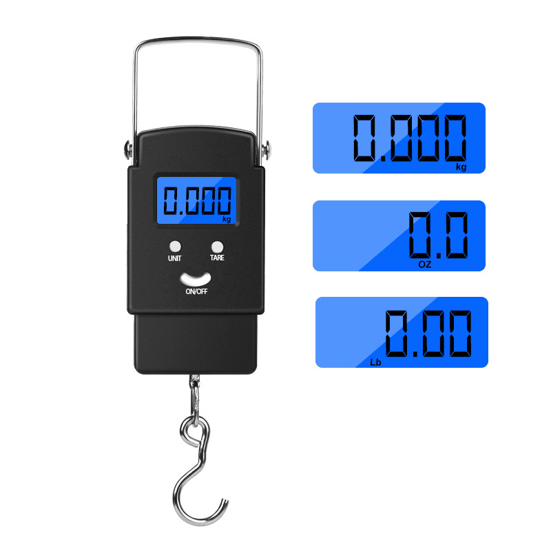 Portable LCD Hanging Scale for Fish and Luggage